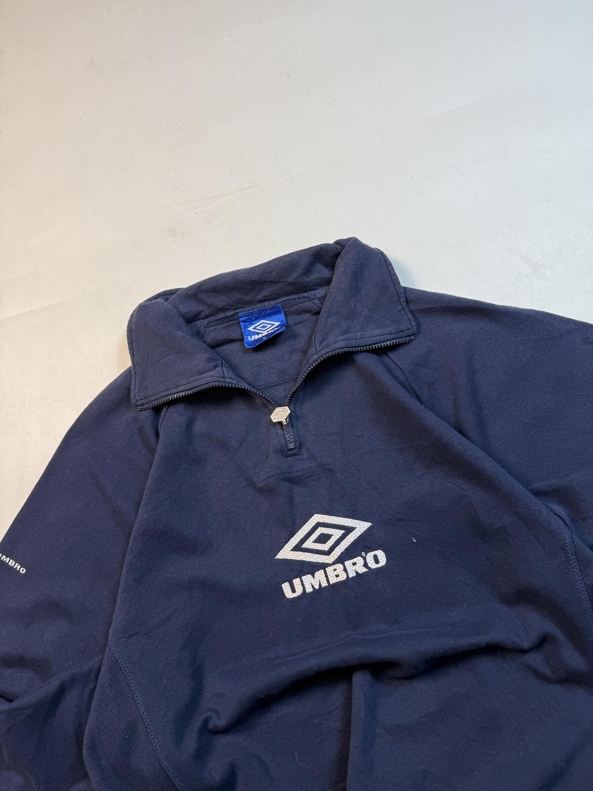 Vintage 90s Umbro pro training quarter zip sweatshirt (M)