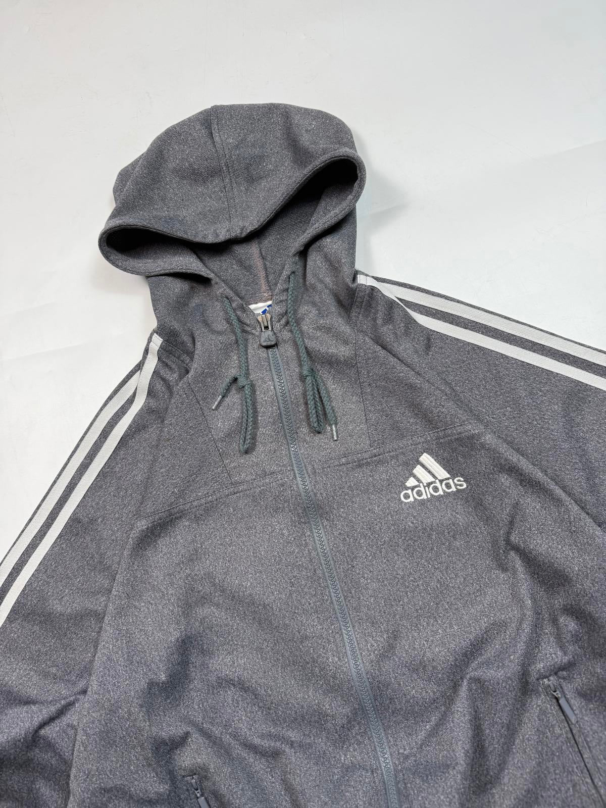 Vintage 90s adidas zip up hoodie (S)