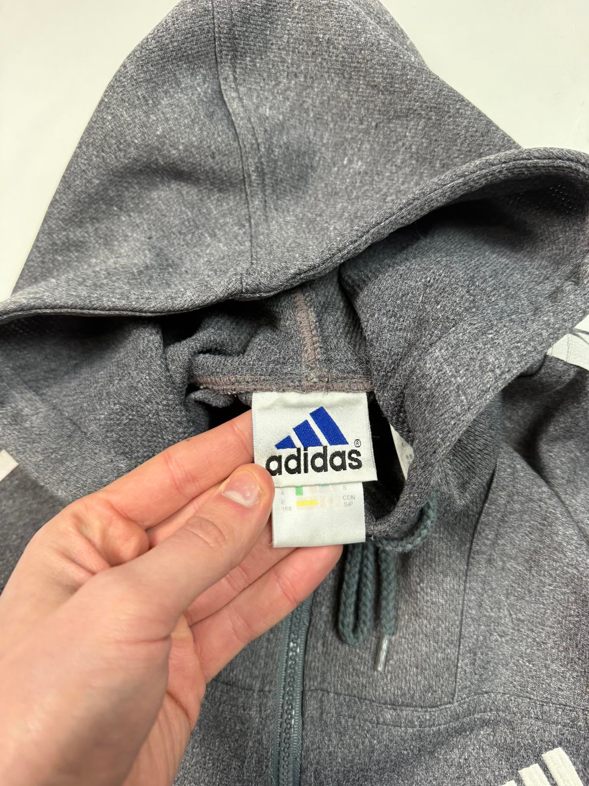 Vintage 90s adidas zip up hoodie (S)