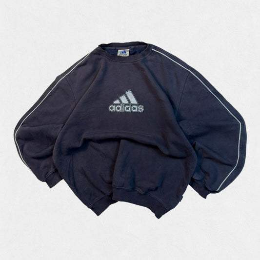 Vintage 90s Adidas centre logo sweatshirt (L)