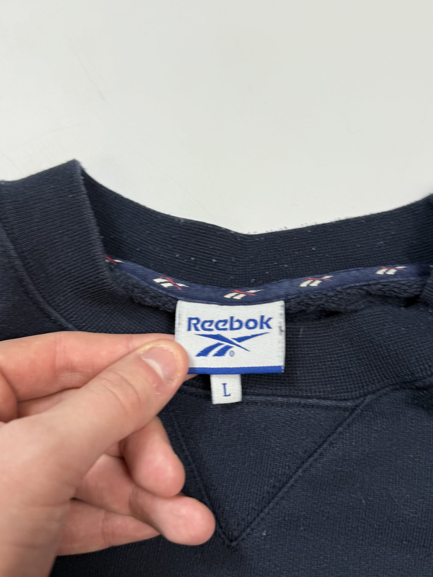 Vintage Reebok small logo sweatshirt (L)