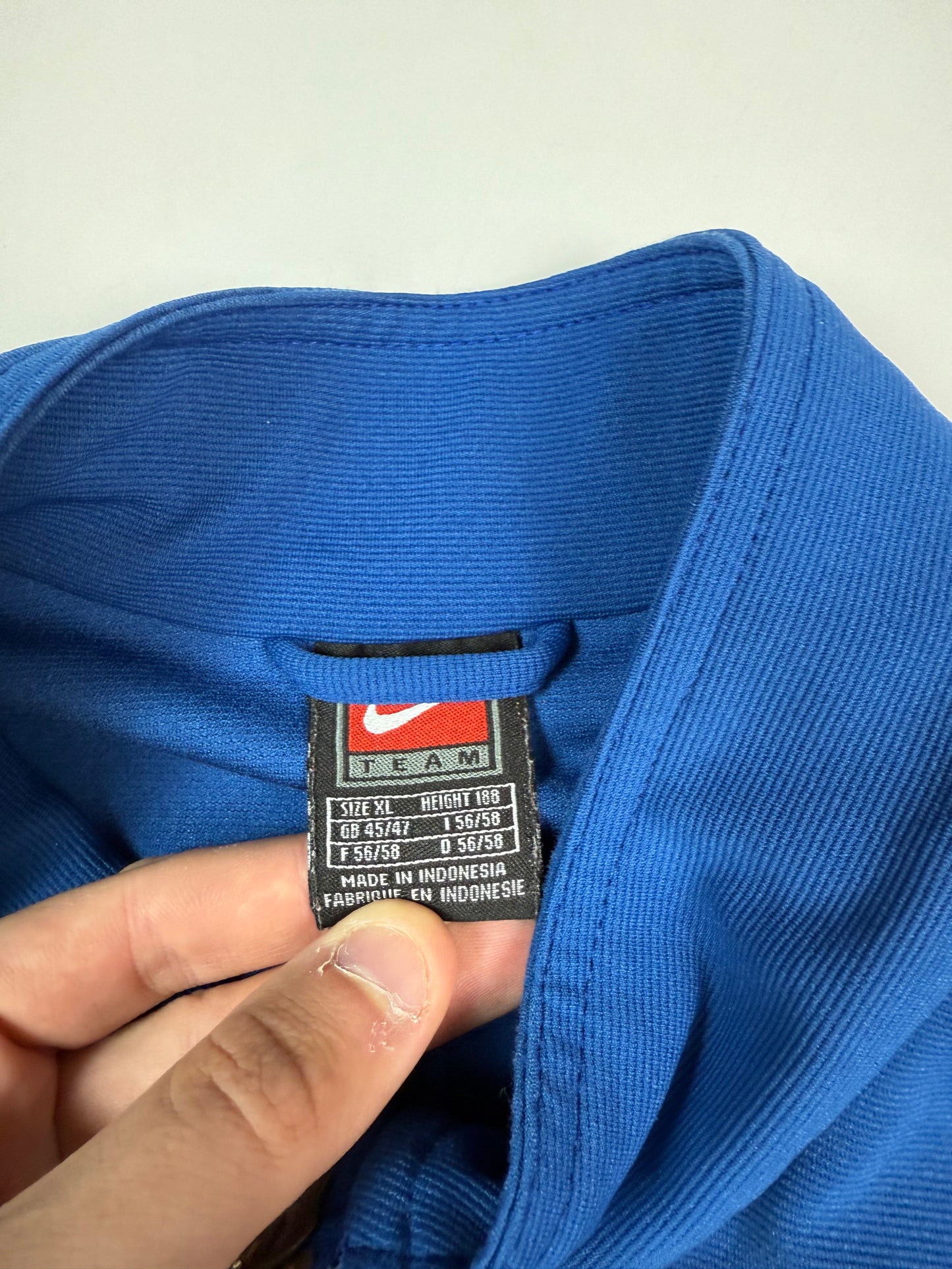 Vintage 90s Nike shield football track jacket (XL)