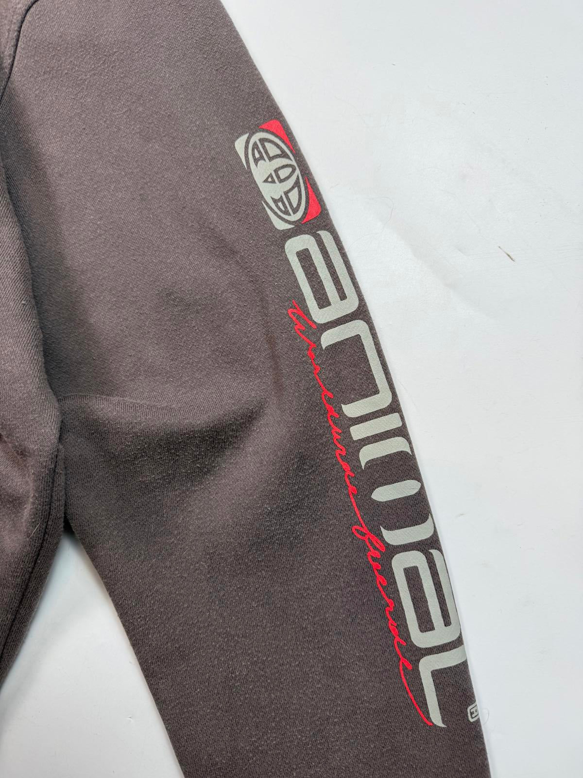 Vintage Animal spell out hoodie (L)