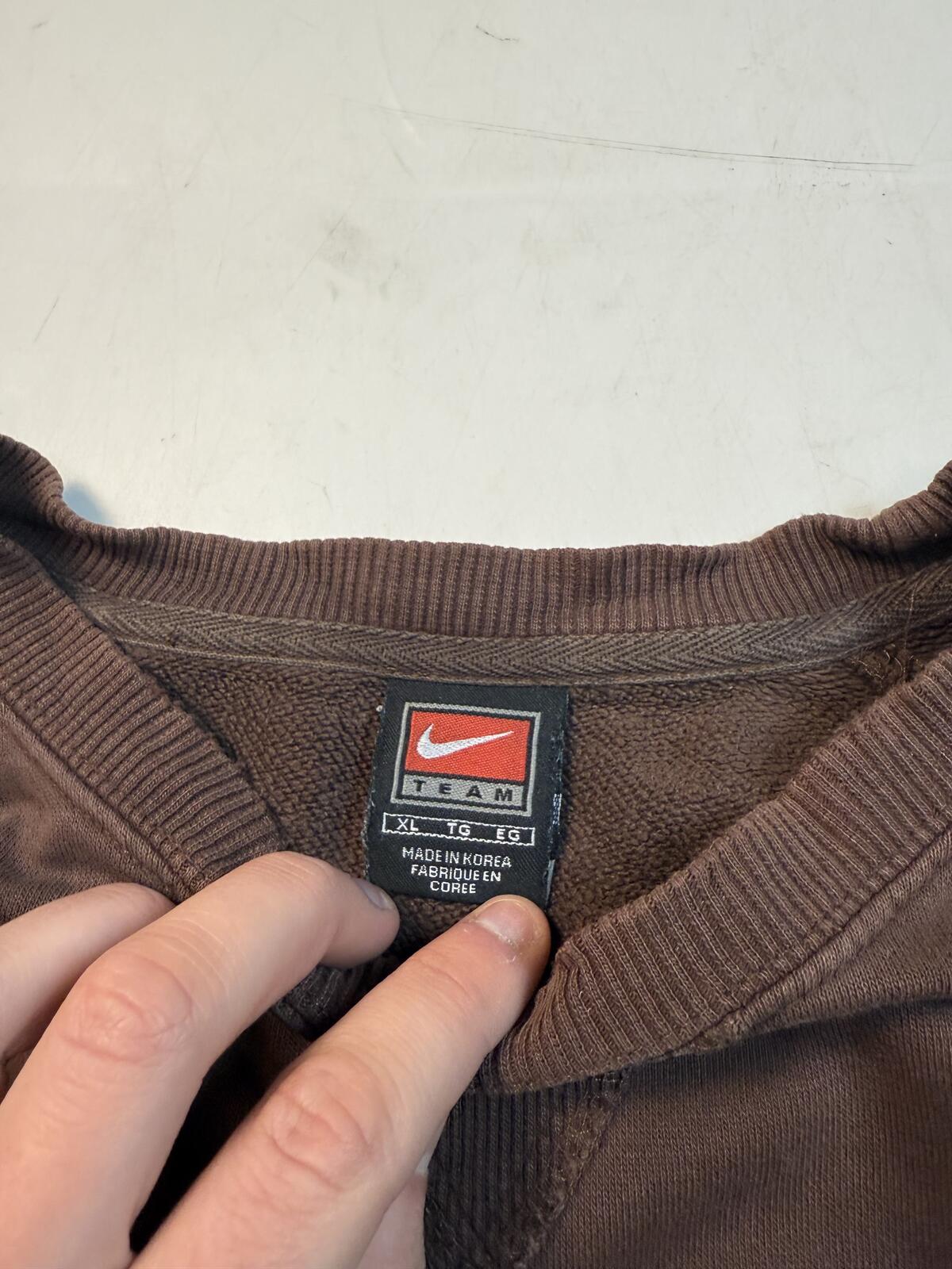 Vintage 90s Nike spell out sweatshirt (XL)