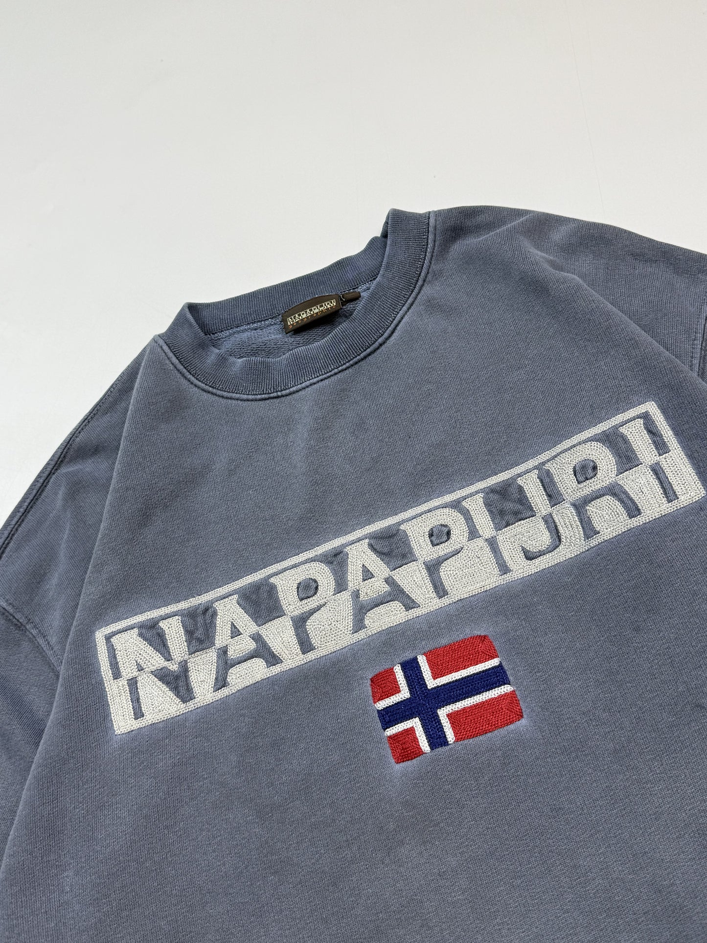 Napapijri spell out sweatshirt (M)
