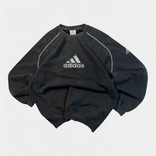 Vintage Y2K Adidas centre logo sweatshirt (L)