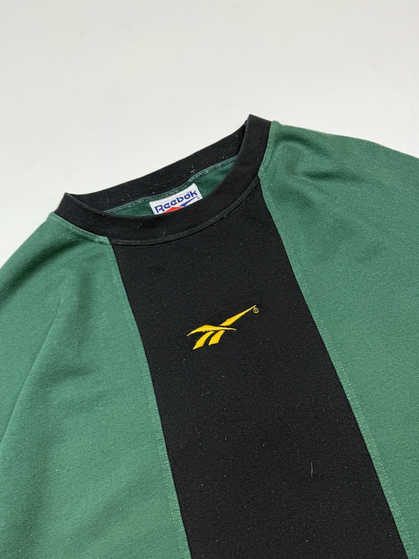 Vintage 90s Reebok colour block sweatshirt (XXL)