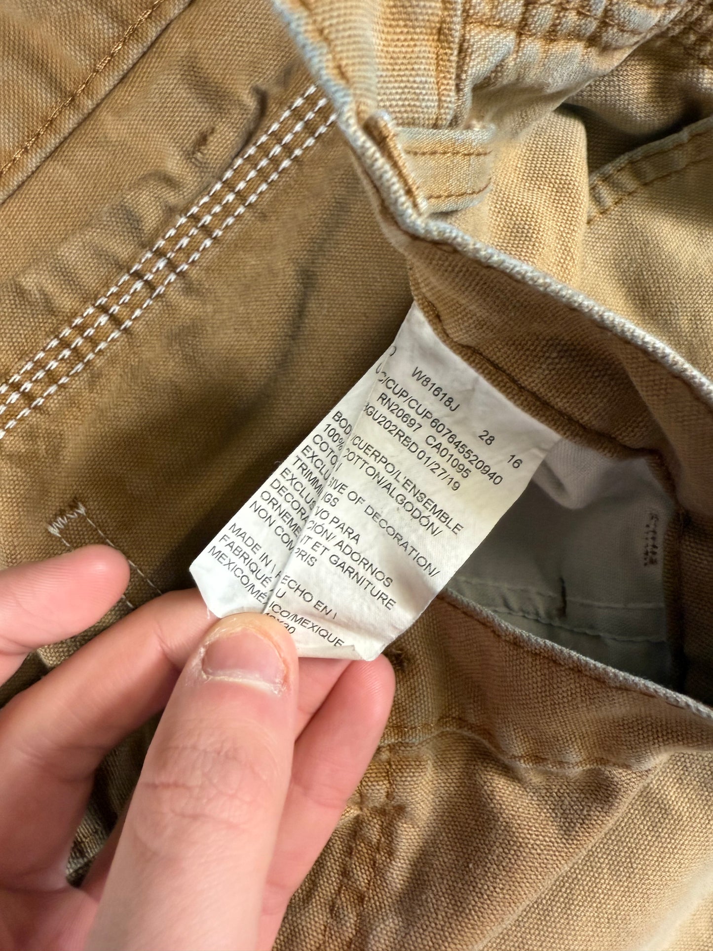 Dickies baggy carpenter pants (W38)