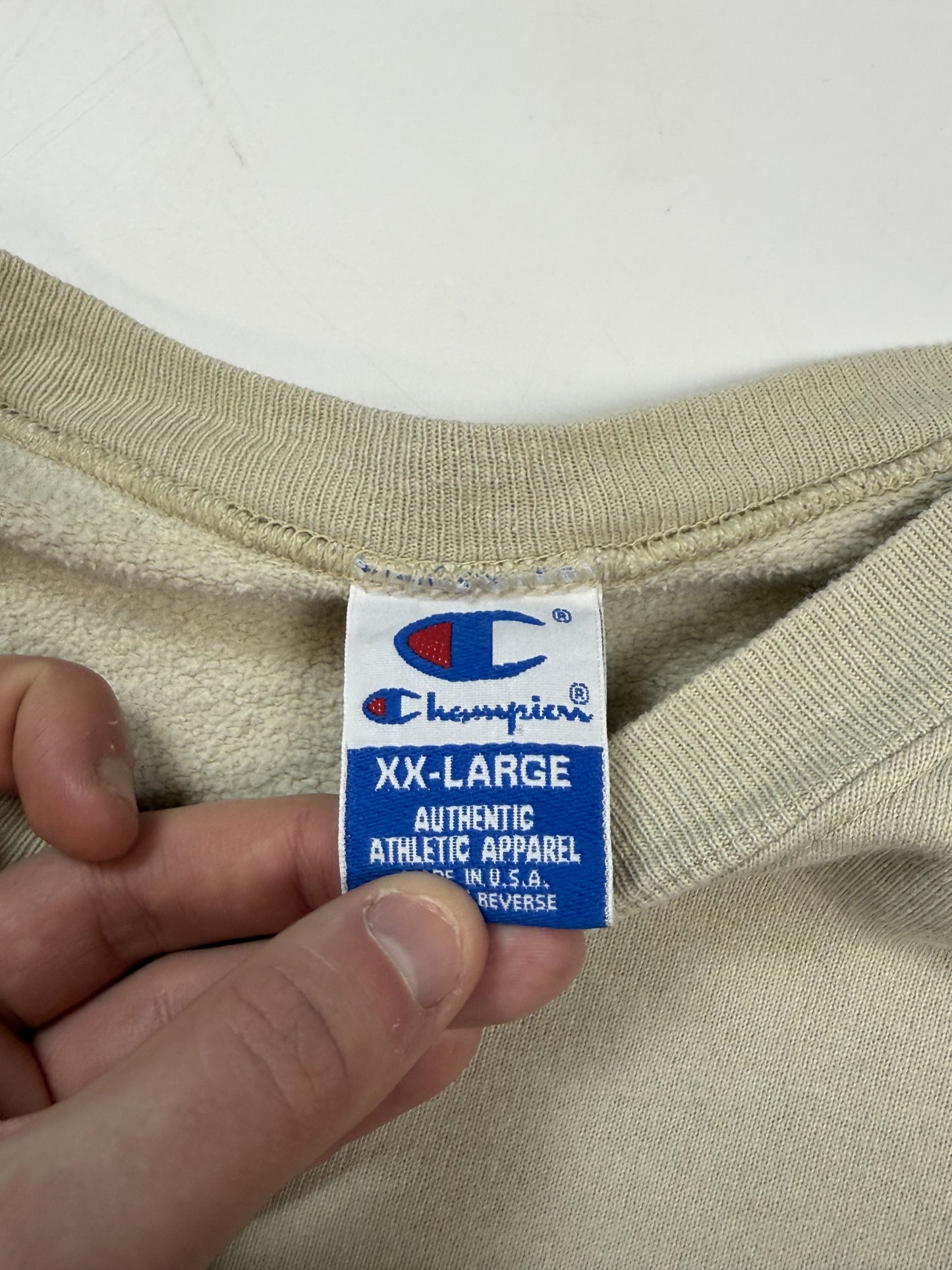 Vintage Champion spell out sweatshirt (XXL)