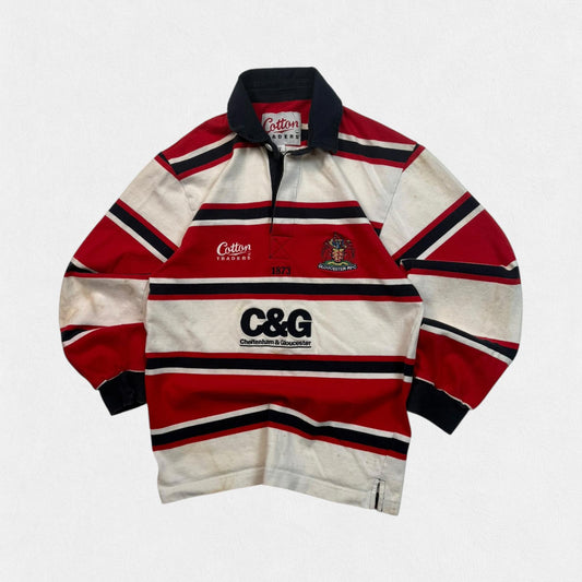 Vintage Gloucester 2003-05 Cotton Traders rugby shirt (Y)