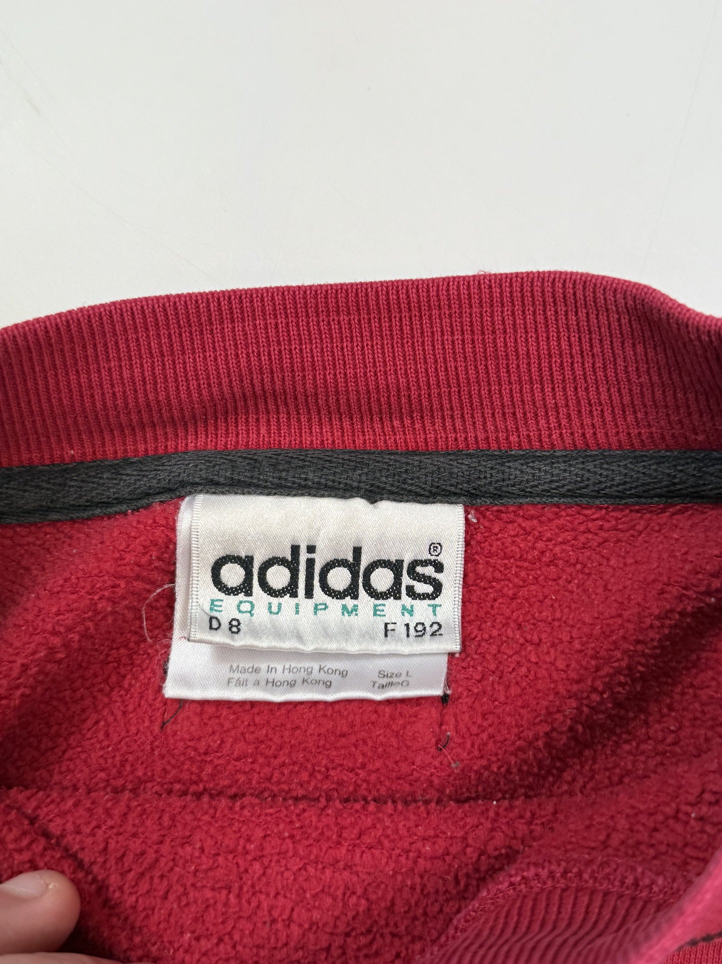 Vintage 90s Adidas equipment centre logo sweatshirt (L)