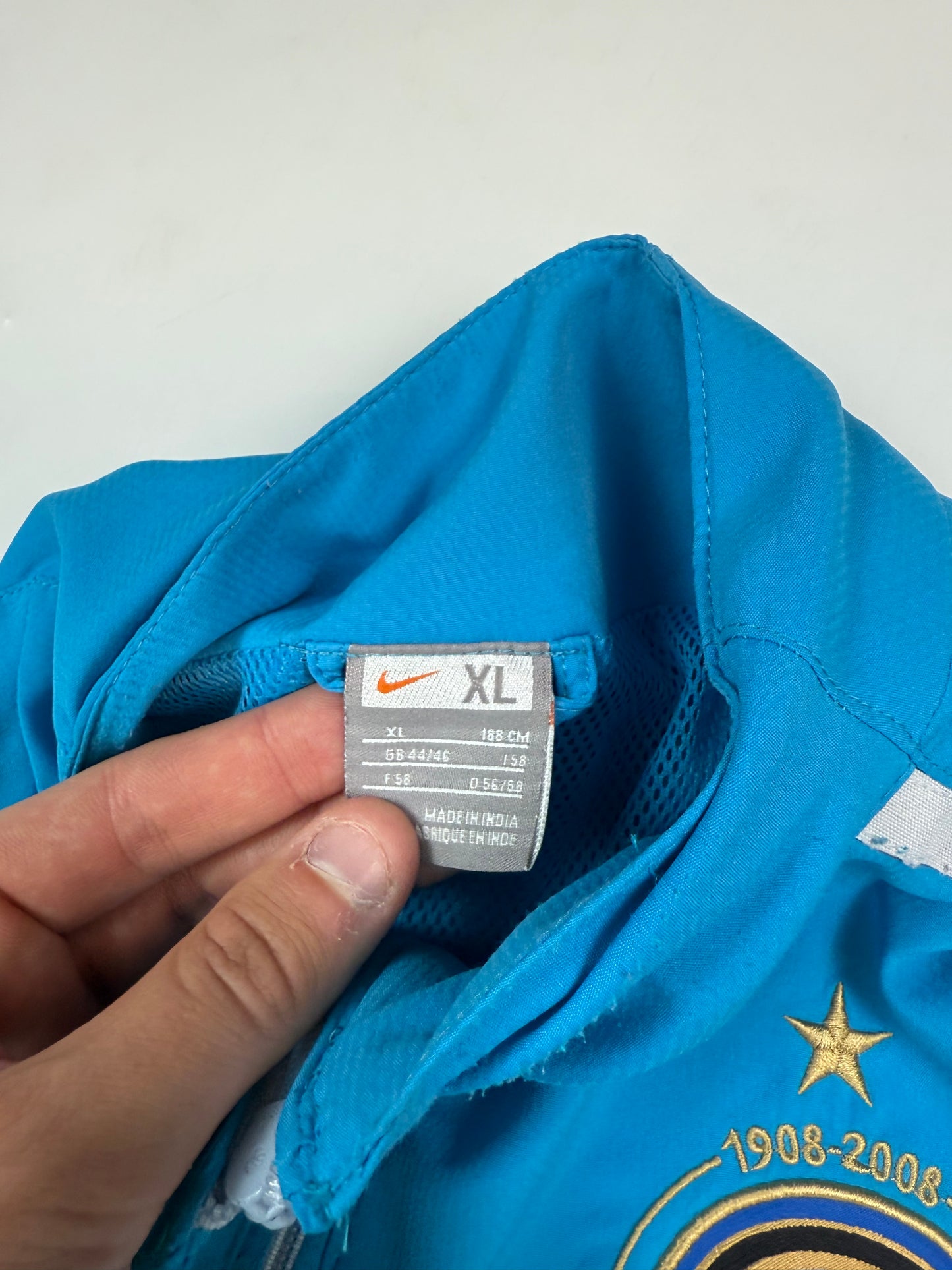 Vintage Inter Milan 2007/08 Nike football track jacket (XL)