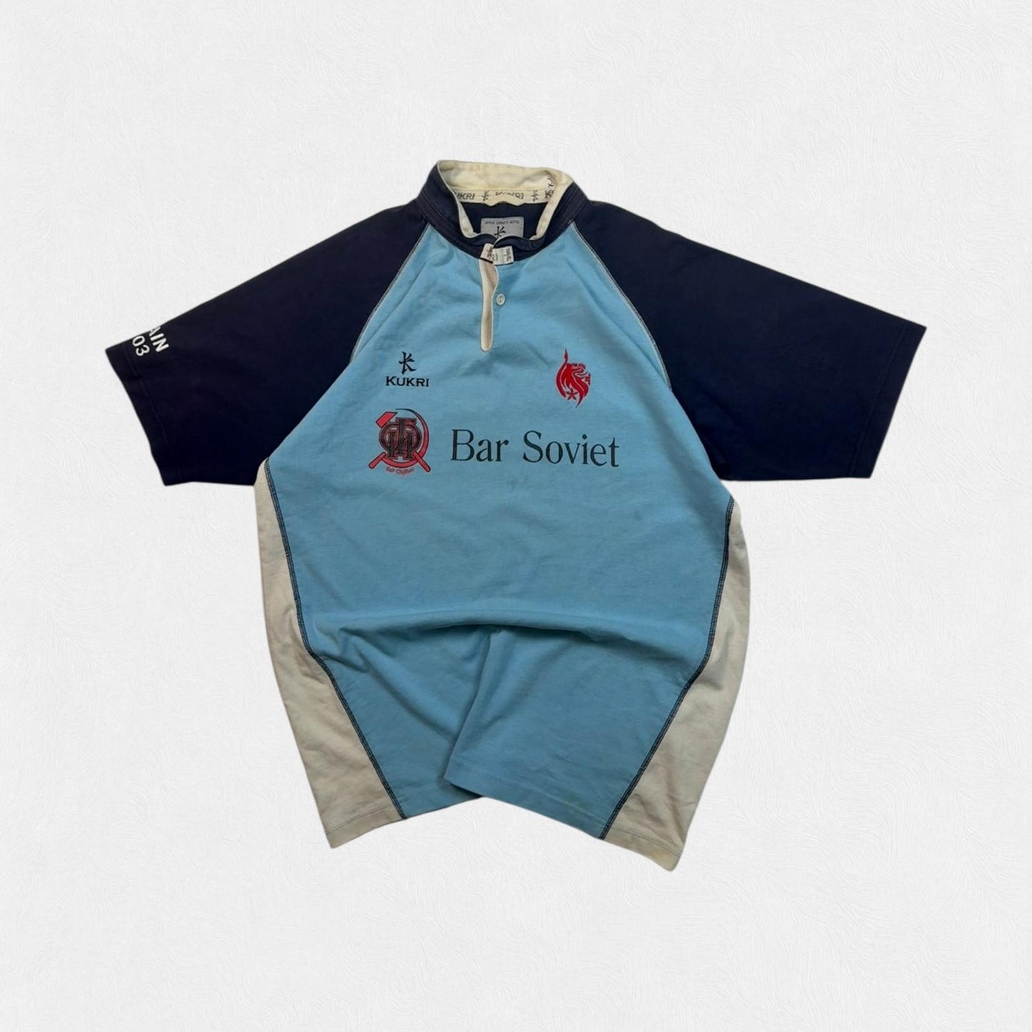 Vintage 2000s De montfort university Kukri rugby shirt (L)