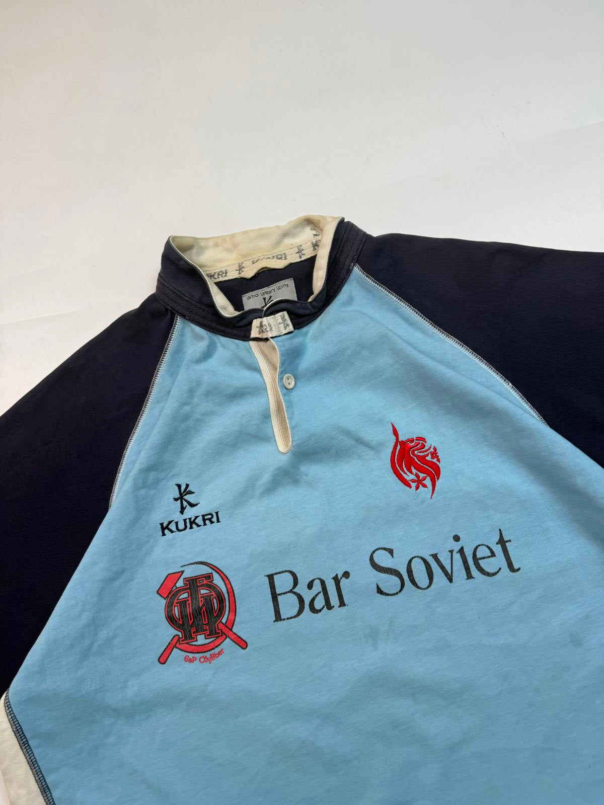 Vintage 2000s De montfort university Kukri rugby shirt (L)