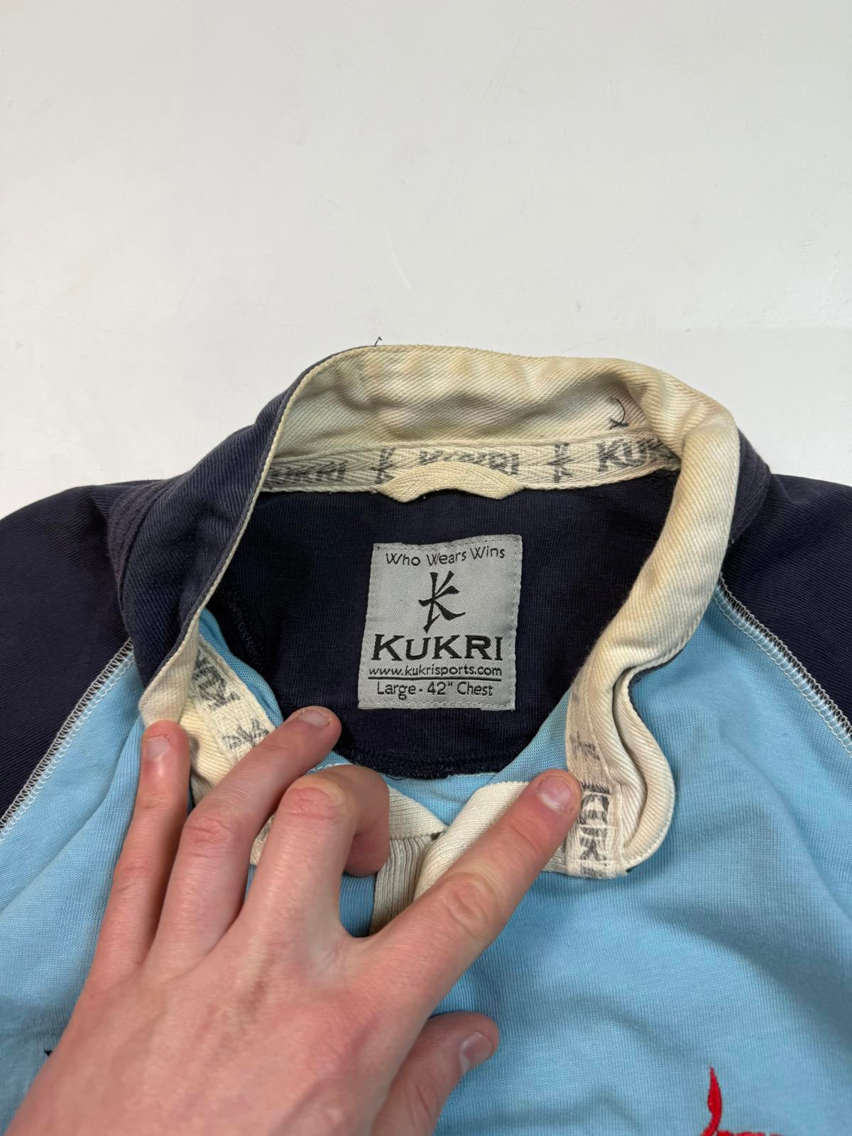 Vintage 2000s De montfort university Kukri rugby shirt (L)