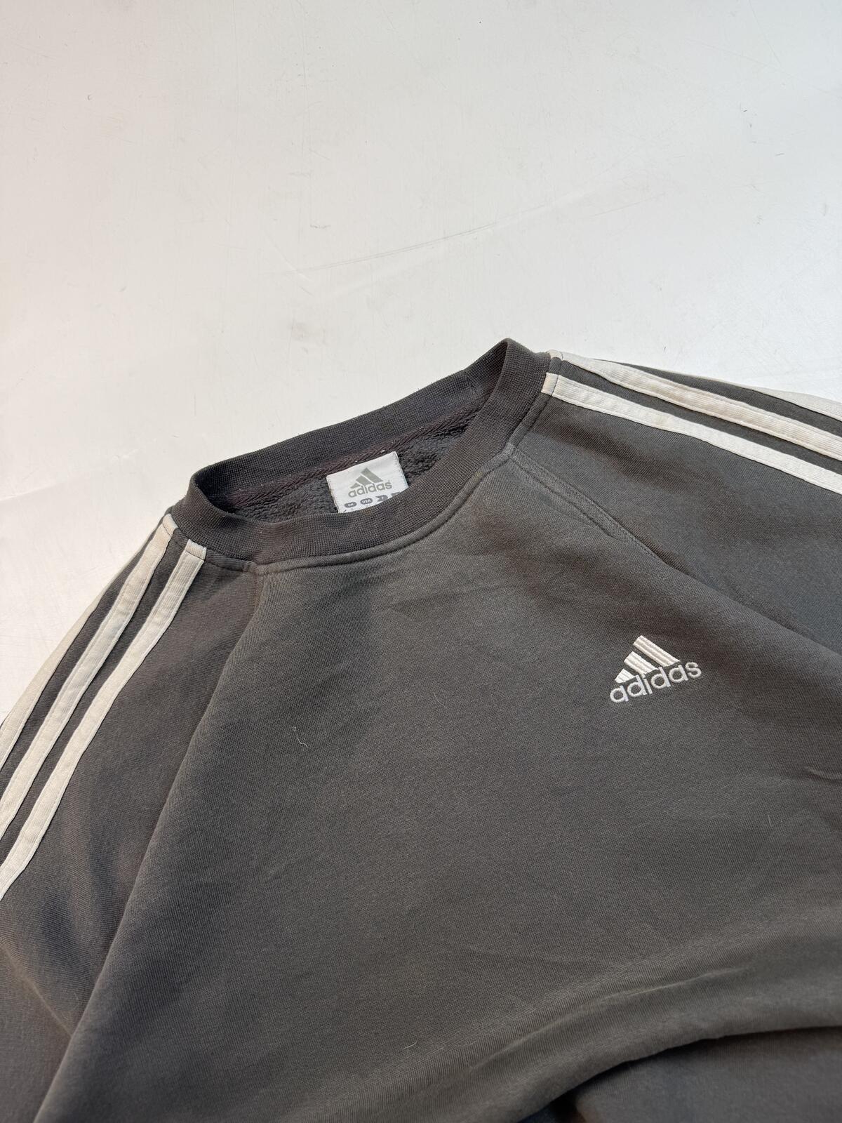 Vintage Y2K Adidas side stripe sweatshirt (S)