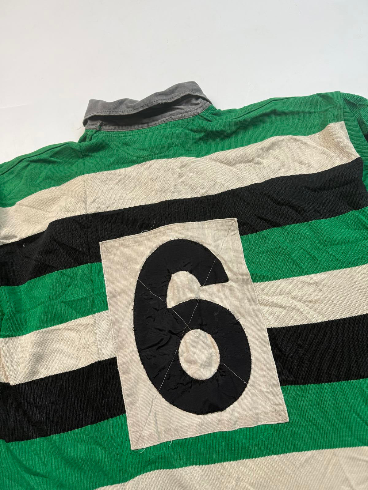 Vintage 80s Roundhegians Leeds rugby union shirt (XL)