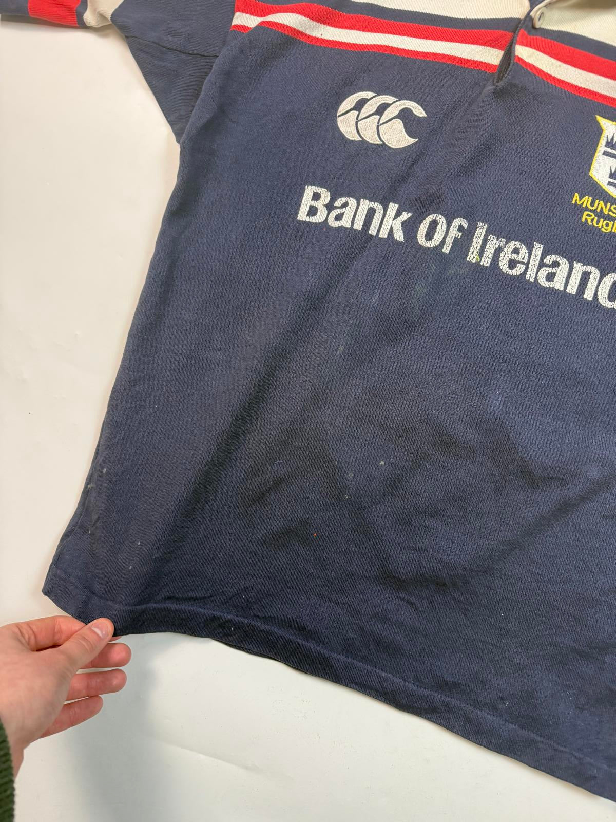 Vintage Munster 2001/02 Canterbury rugby union shirt (S)