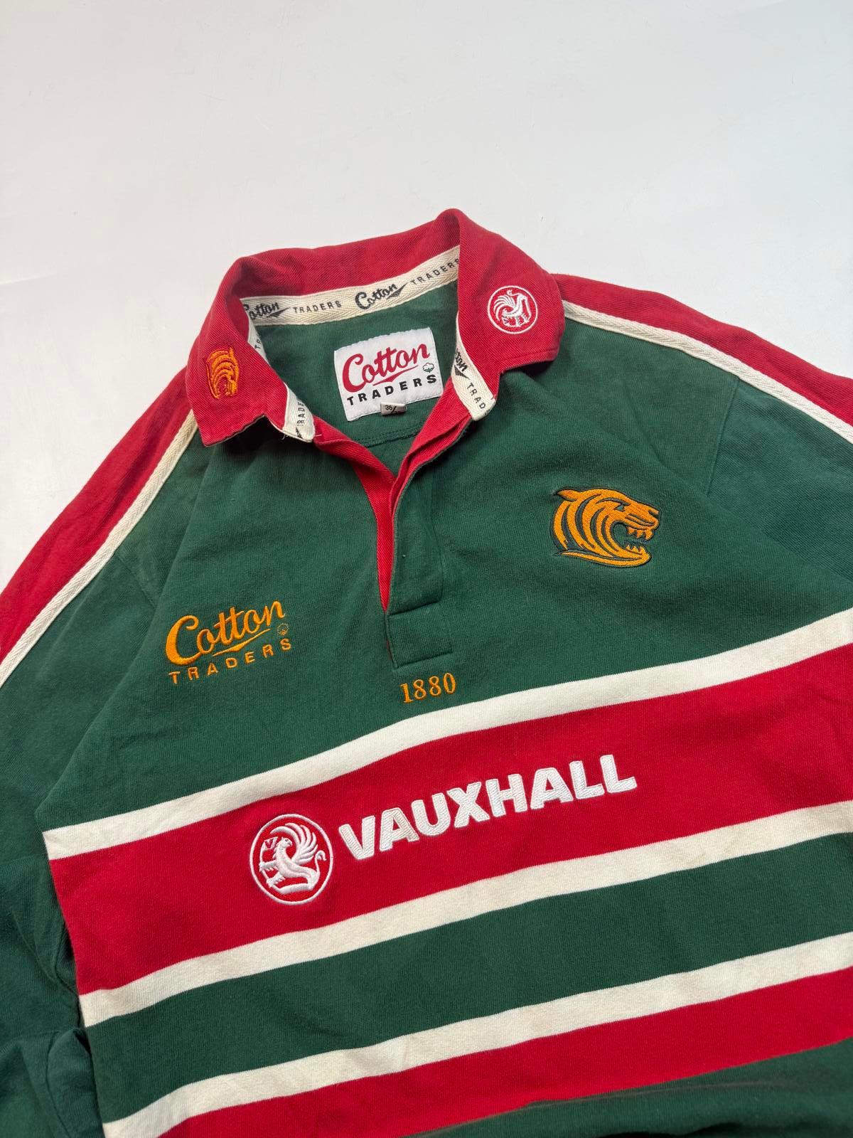 Vintage Leicester Tigers 2001/02 Cotton Traders rugby shirt (S)