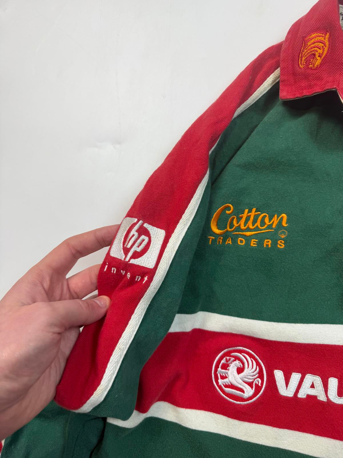 Vintage Leicester Tigers 2001/02 Cotton Traders rugby shirt (S)