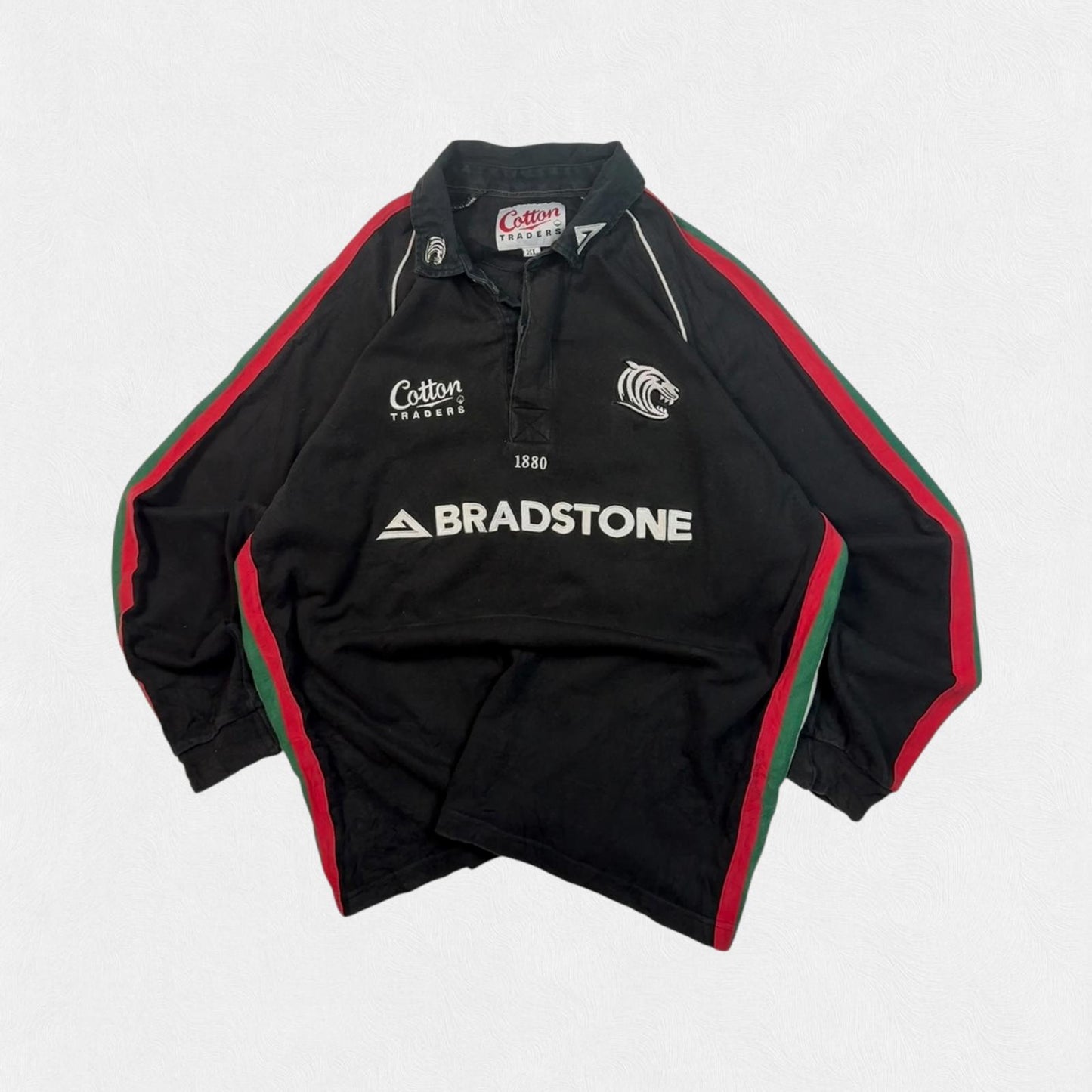 Vintage Leicester Tigers 2004/05 Cotton Traders rugby shirt (XL)