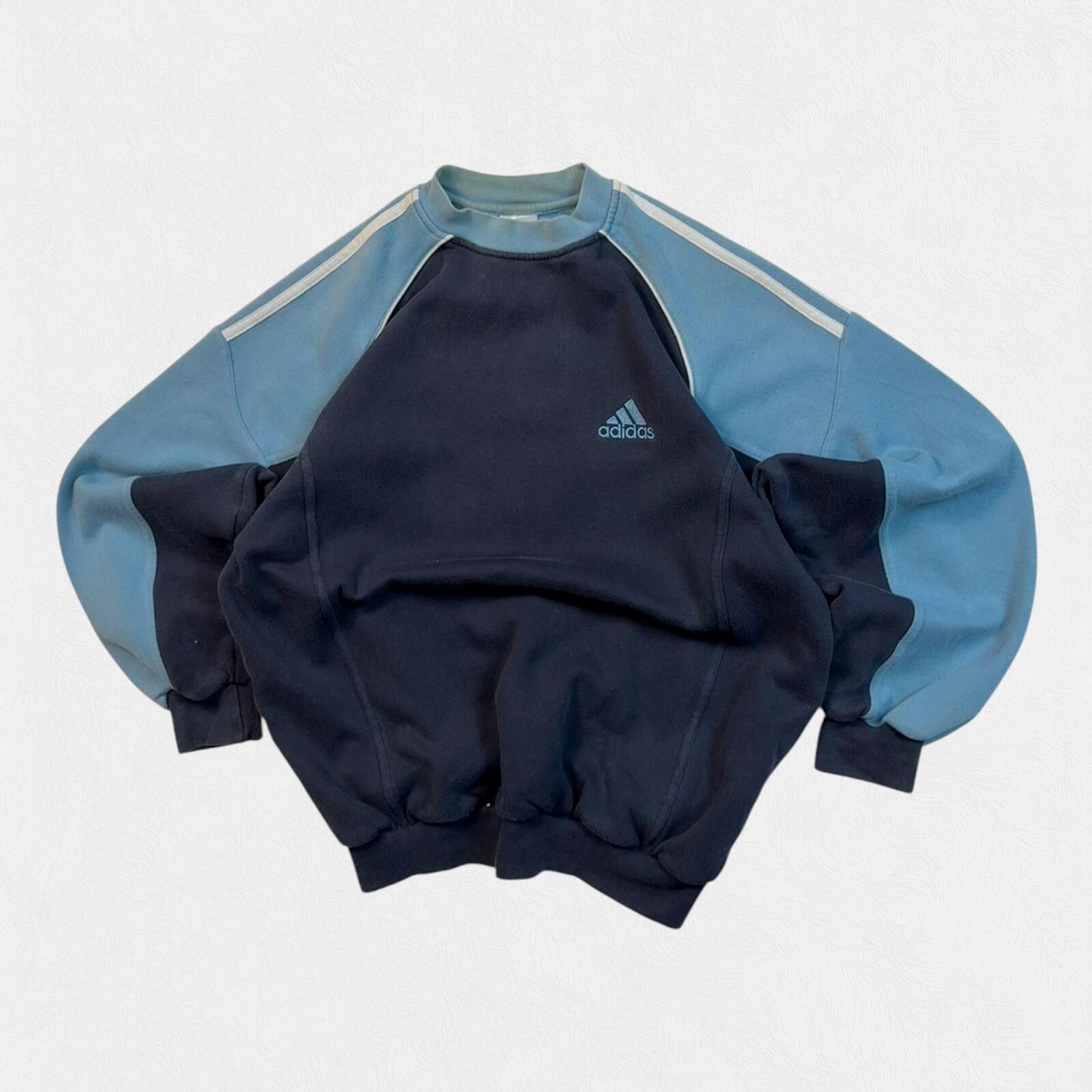 Vintage Y2K Adidas colour block sweatshirt (XS)