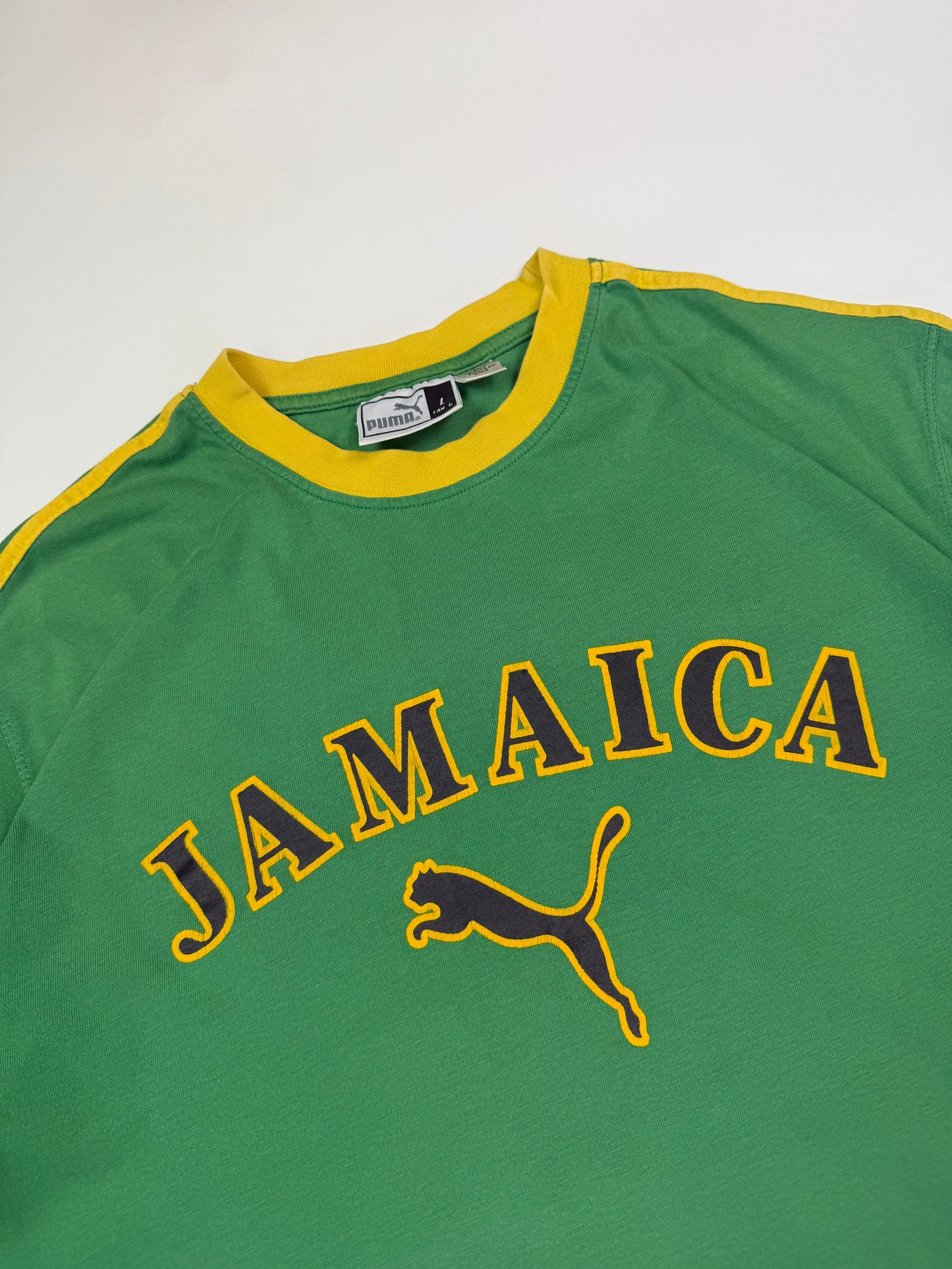 Vintage Puma Jamaica spell out tee (L)