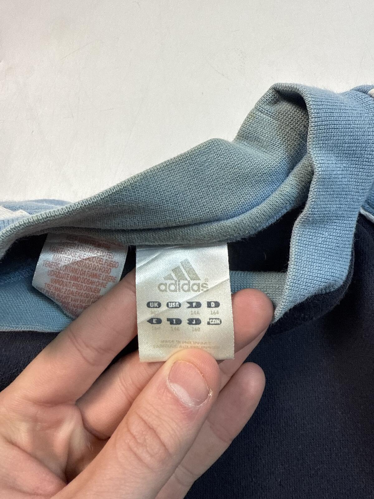 Vintage Y2K Adidas colour block sweatshirt (XS)