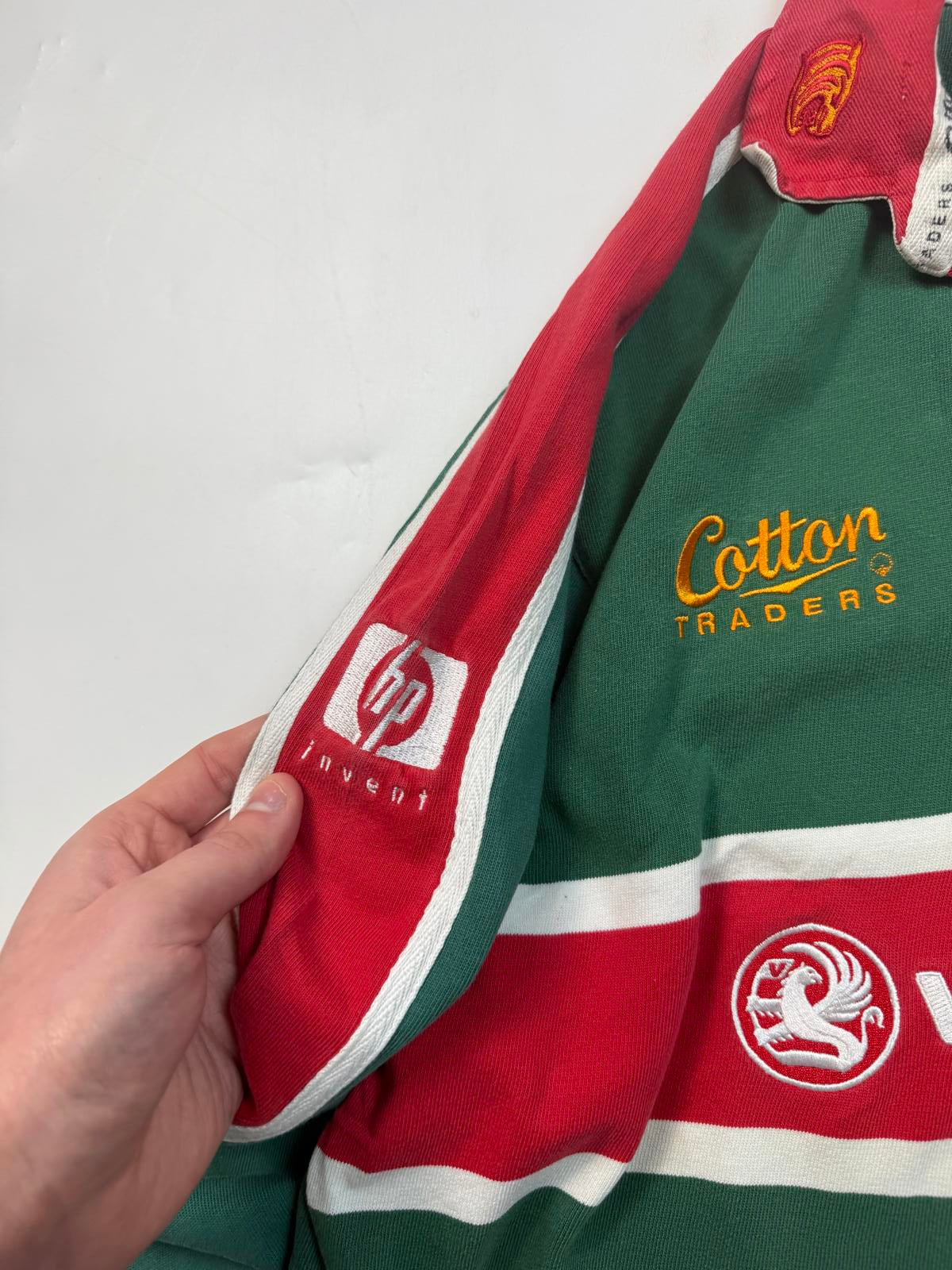 Vintage Leicester Tigers 2001/02 Cotton Traders rugby shirt (L)