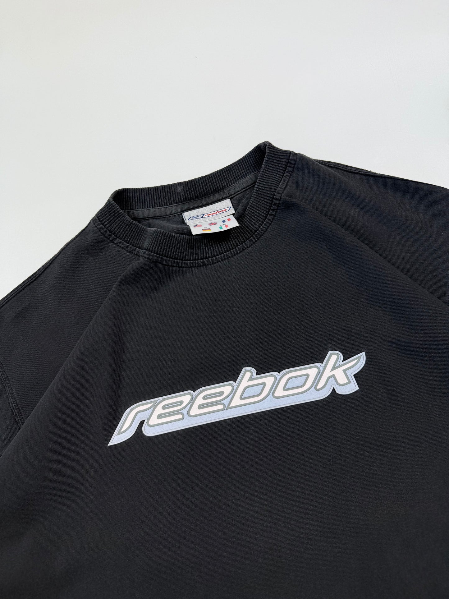 Vintage Reebok spell out tee (M)