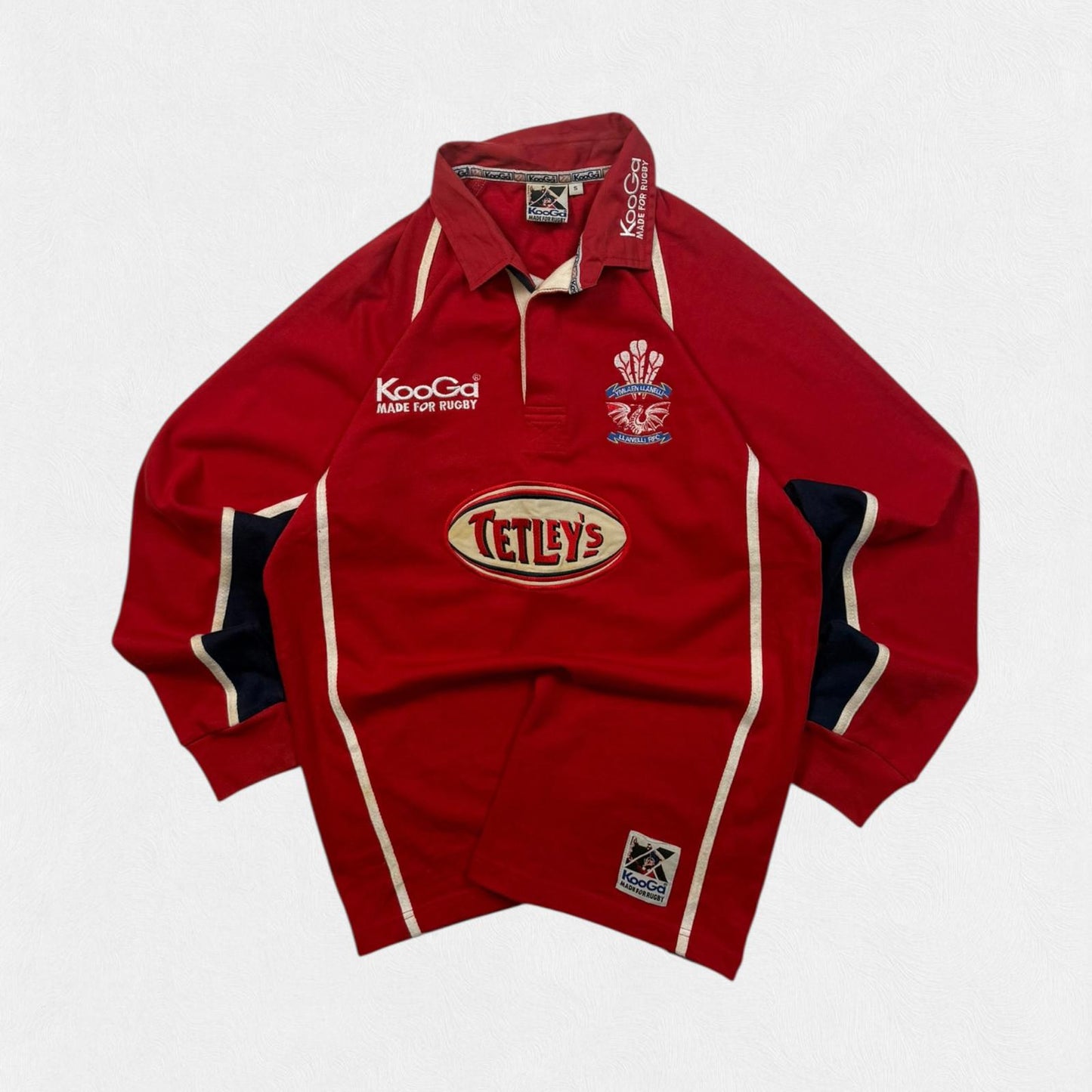 Vintage Llanelli Scarlets 2002/03 Kooga rugby shirt (S)