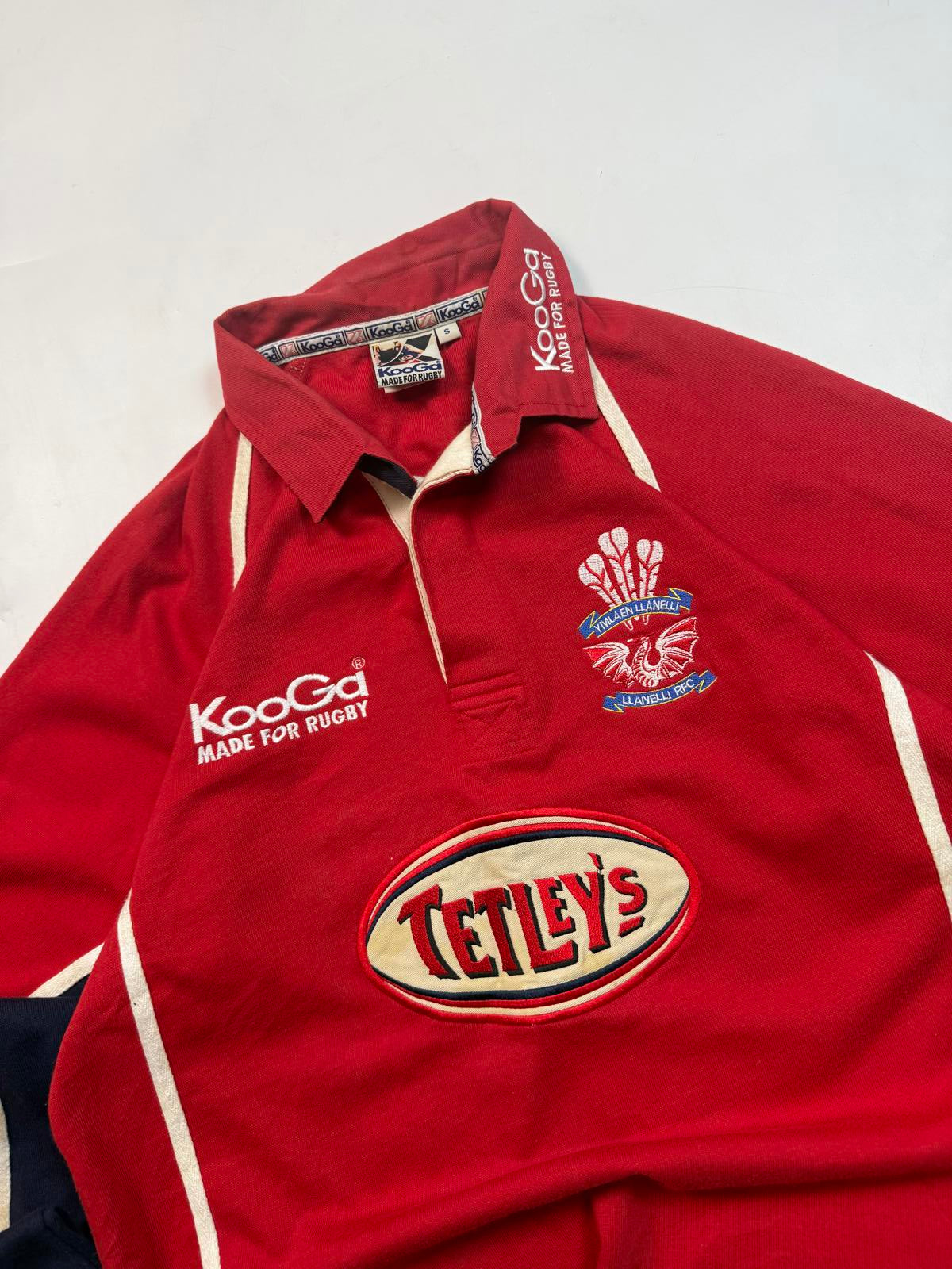 Vintage Llanelli Scarlets 2002/03 Kooga rugby shirt (S)