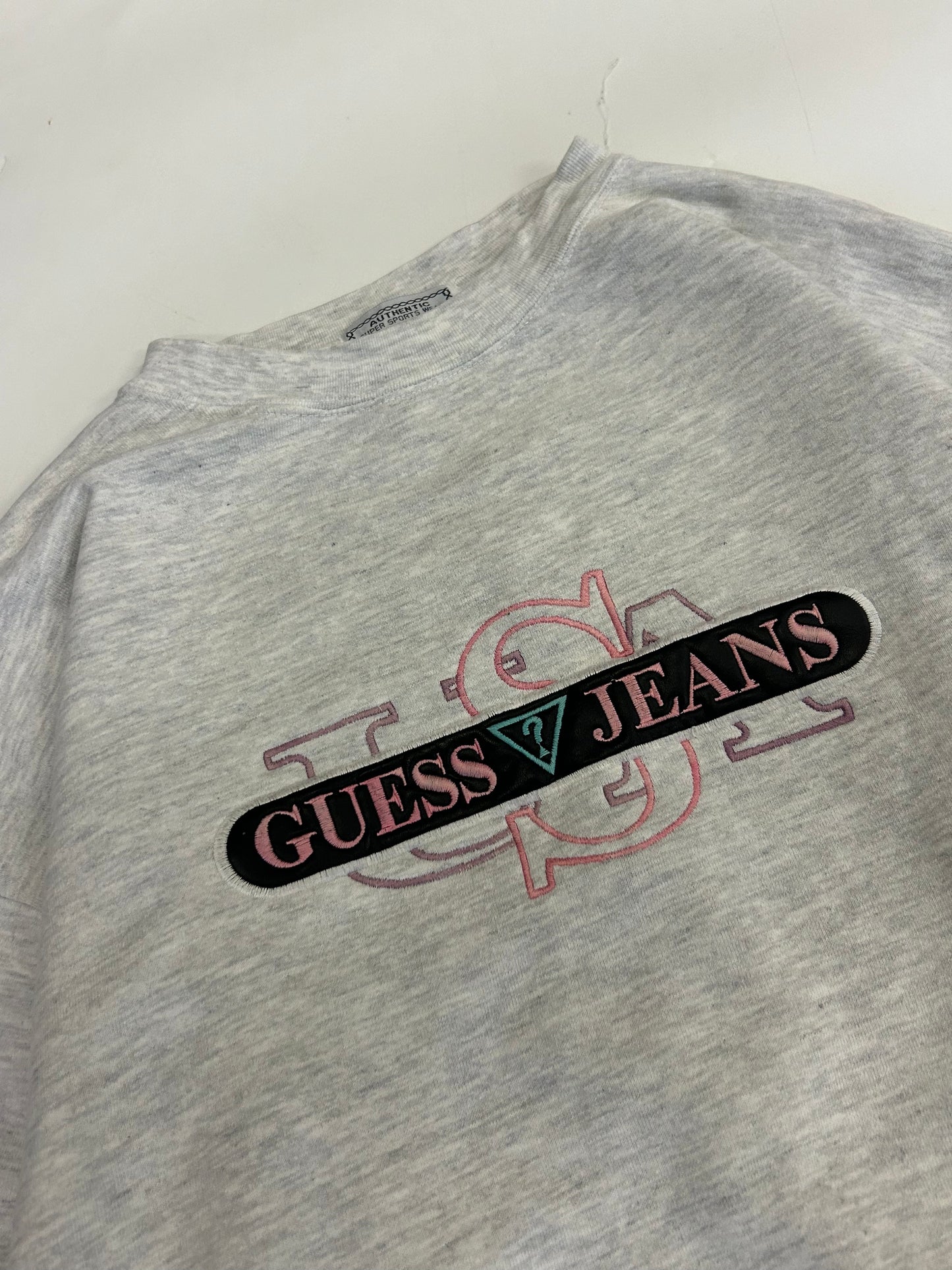 Vintage 90s Guess Jeans spell out sweatshirt (XL)