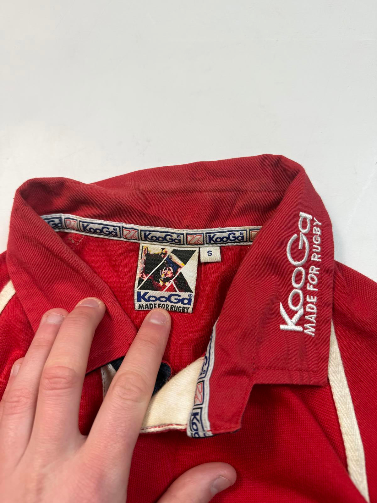 Vintage Llanelli Scarlets 2002/03 Kooga rugby shirt (S)