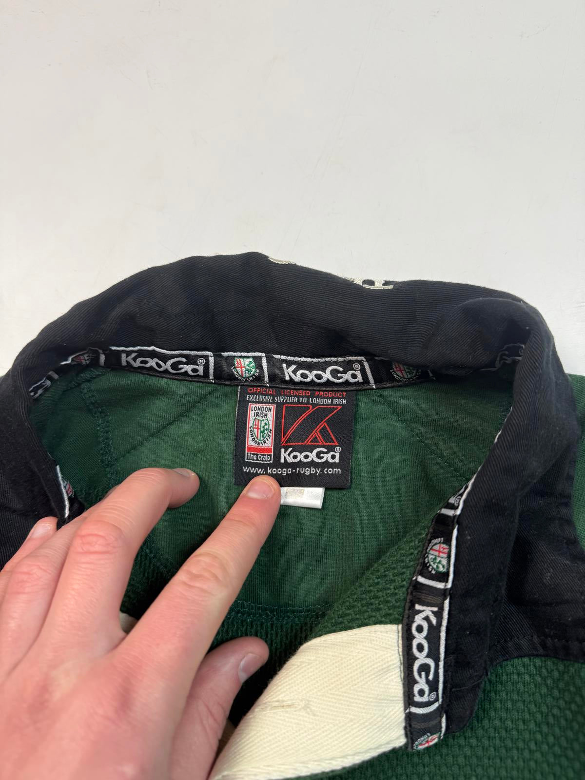 Vintage London Irish 2002/03 Kooga rugby shirt (XL)