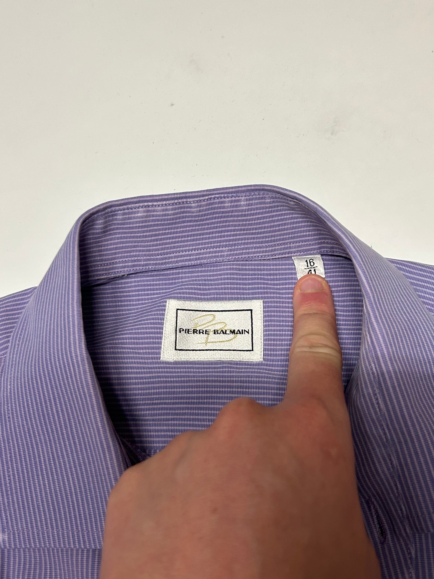 Vintage Pierre Balmain striped shirt (XL)