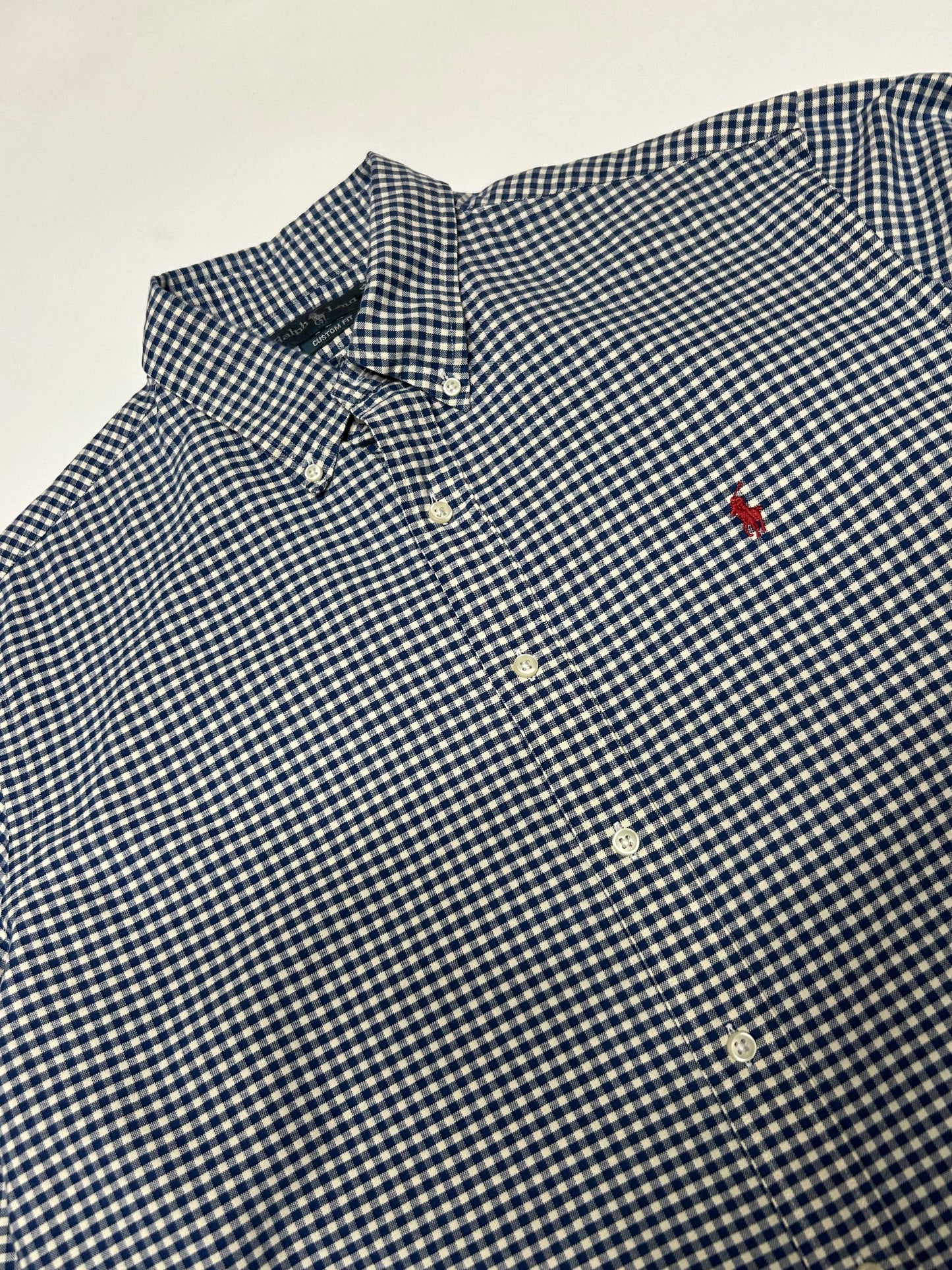 Vintage Ralph Lauren long sleeve check shirt (XL)