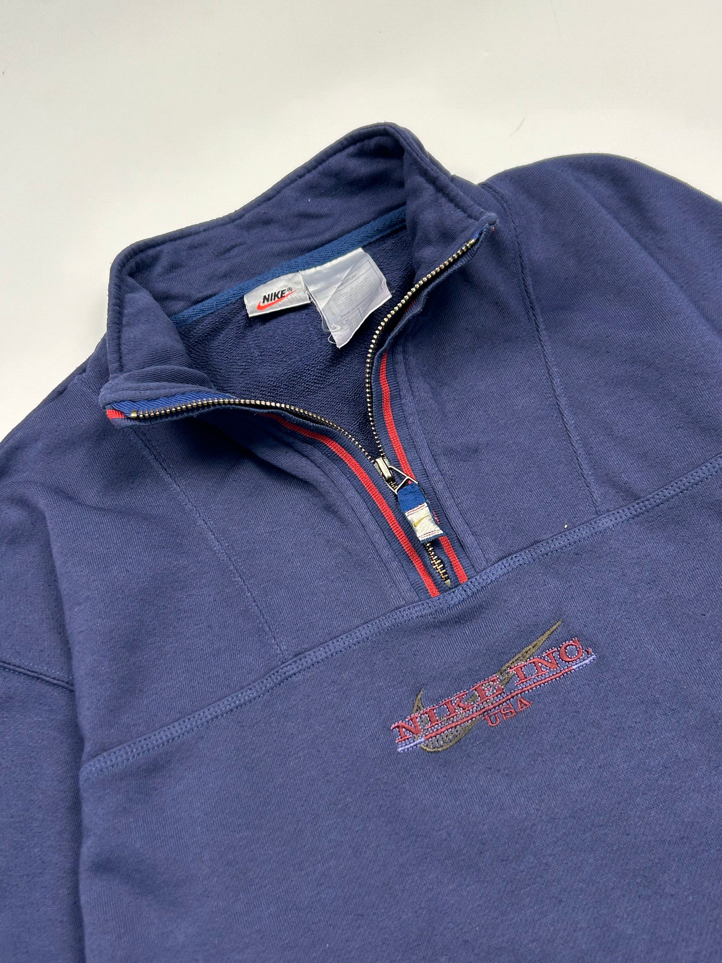 Vintage 90s Nike inc quarter zip sweatshirt (M)