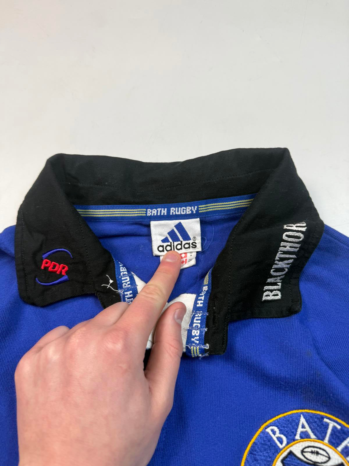 Vintage Bath 1998/99 Adidas rugby union shirt (M)