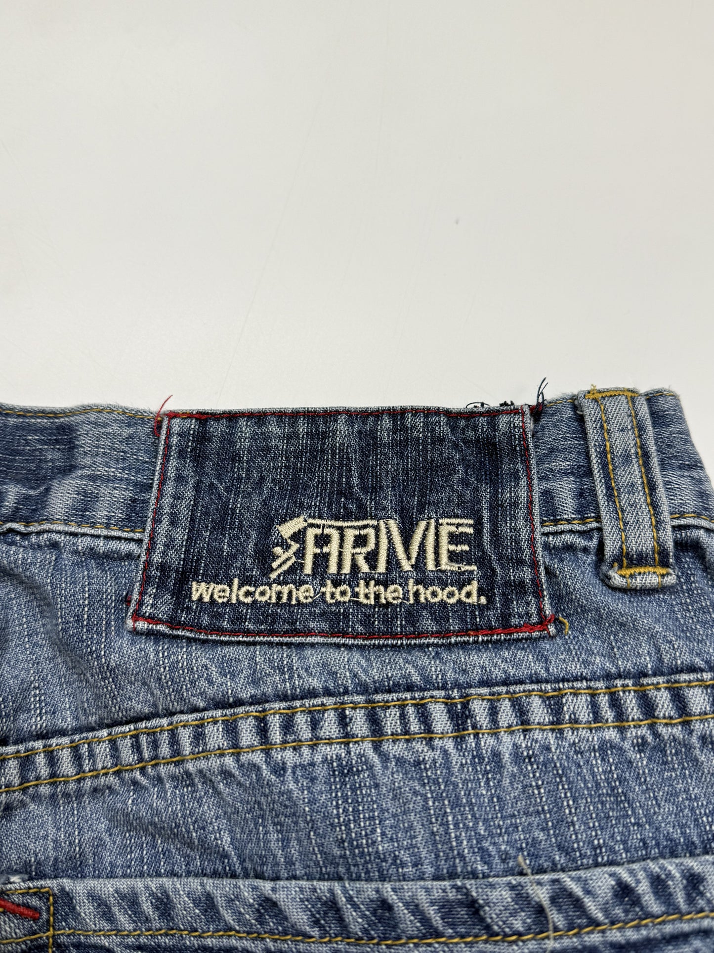 Vintage ARME Welcome to the hood baggy jeans (W32)