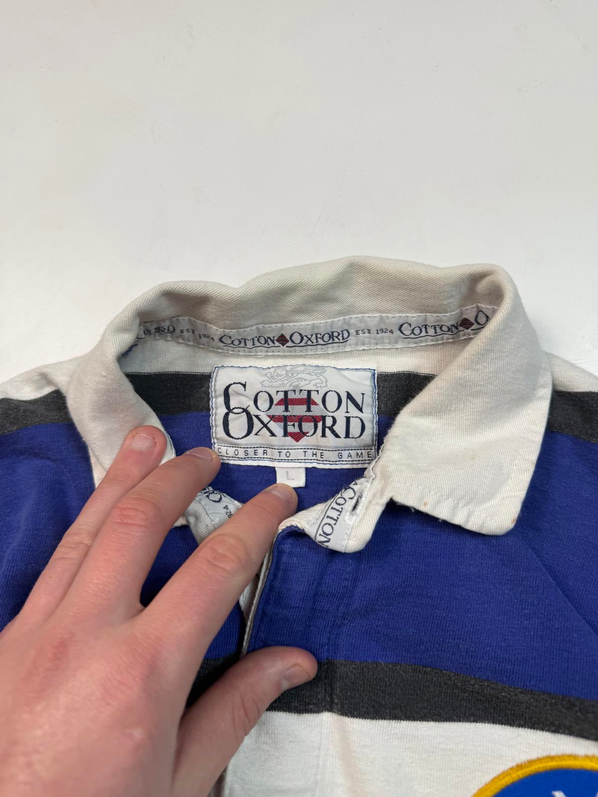 Vintage Bath 1997/98 Cotton Oxford rugby union shirt (L)