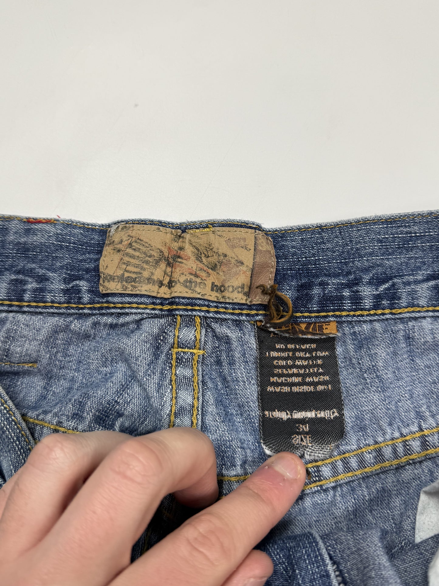 Vintage ARME Welcome to the hood baggy jeans (W32)