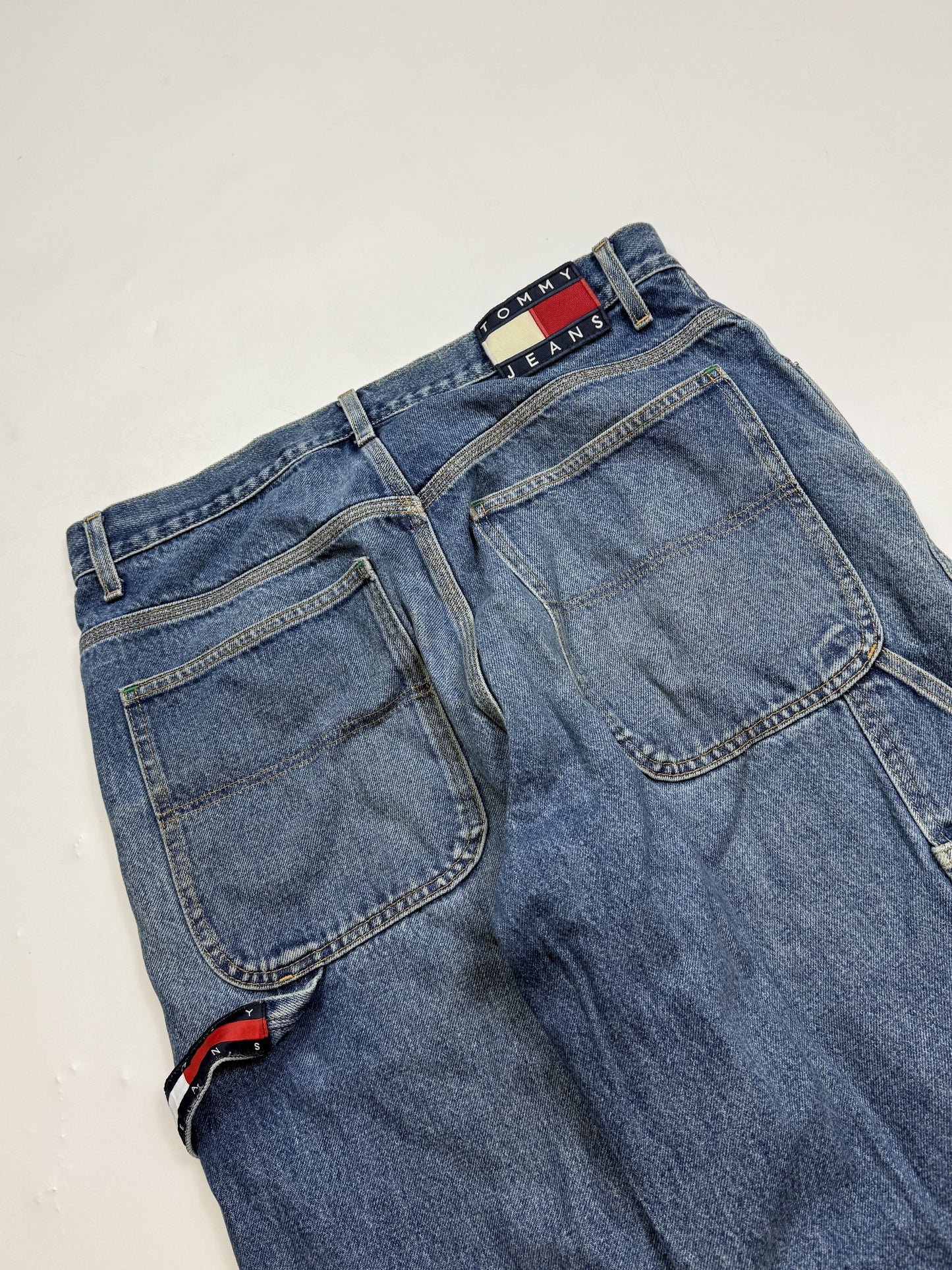 Vintage 90s Tommy Hilfiger baggy carpenter jeans (W34)