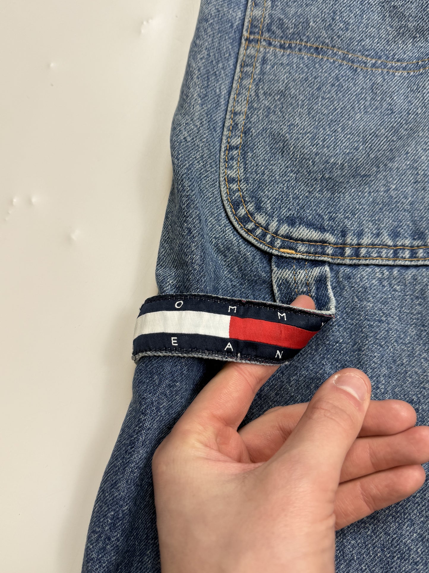 Vintage 90s Tommy Hilfiger baggy carpenter jeans (W34)