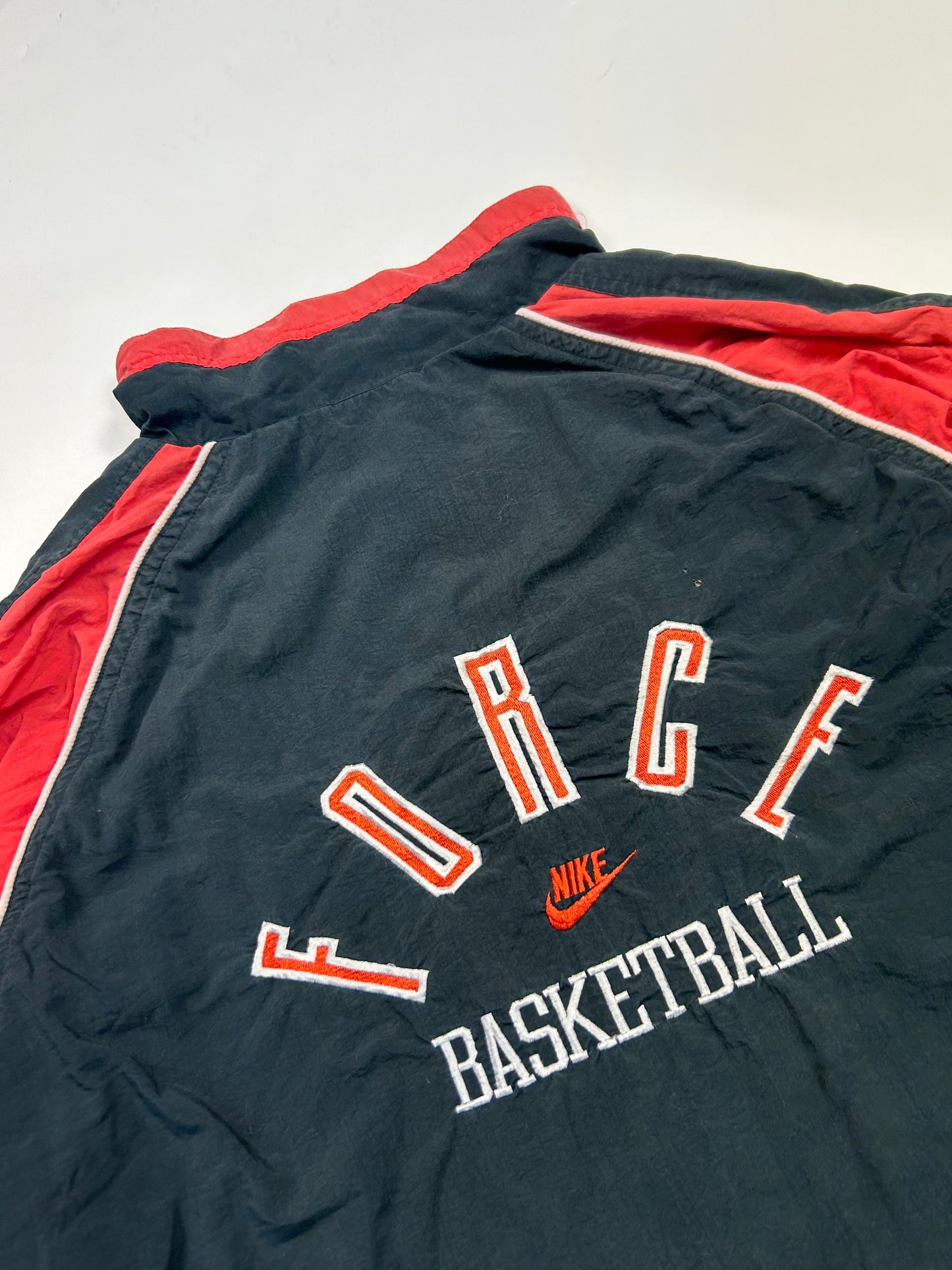 Vintage 90s Nike force basketball track jacket (XL)