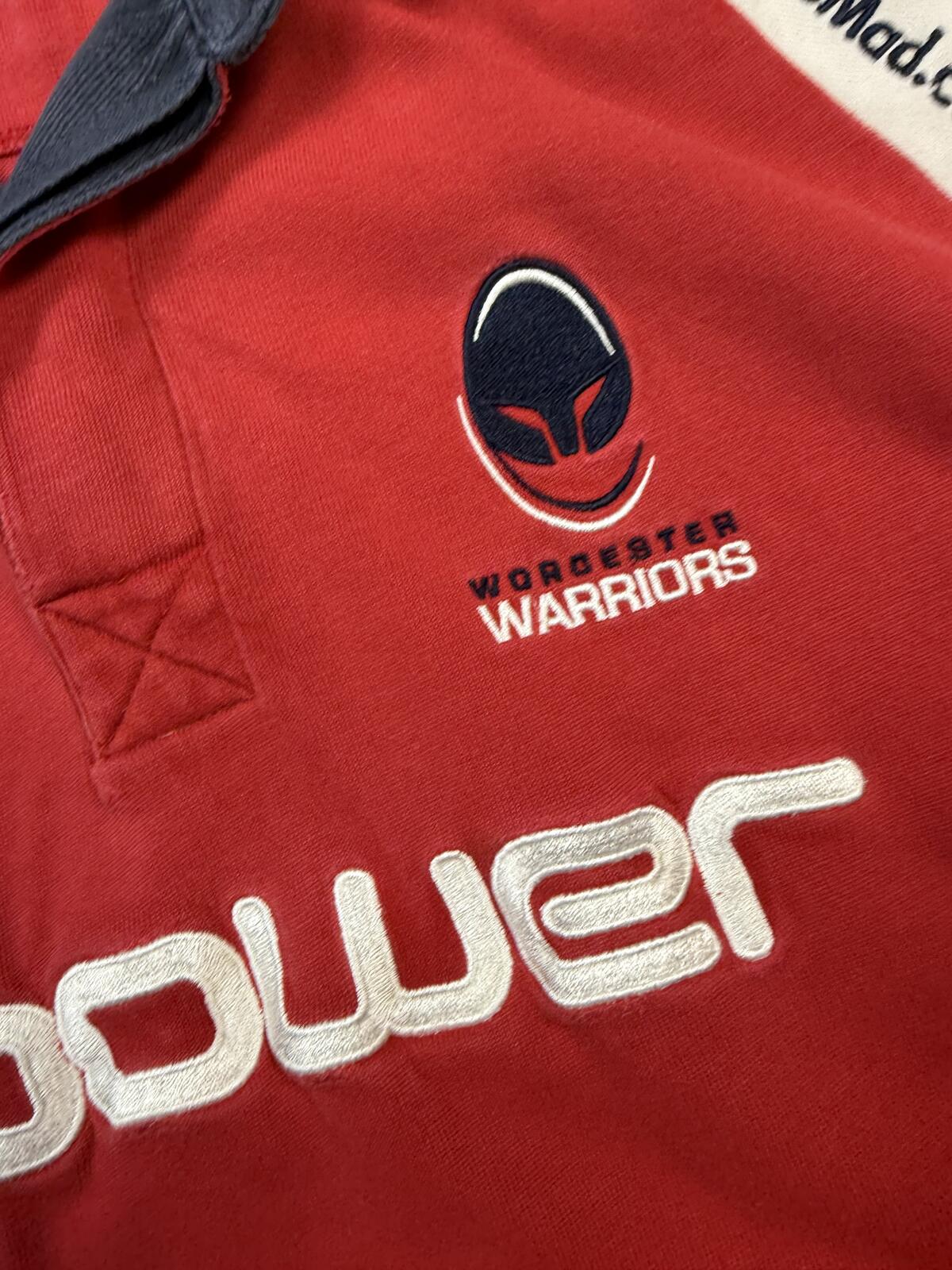 Vintage Worcester Warriors 2009/10 Cotton Traders away rugby shirt (L)