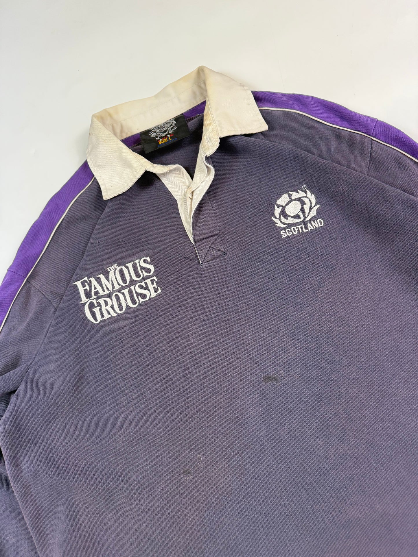 Vintage Scotland 2002 sevens rugby shirt (L)