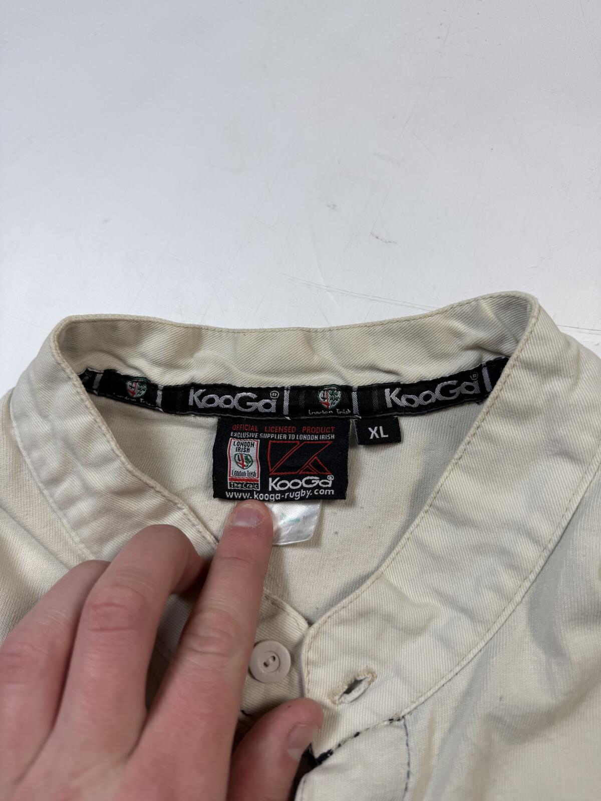 Vintage London Irish 2002/03 Kooga rugby shirt (XL)