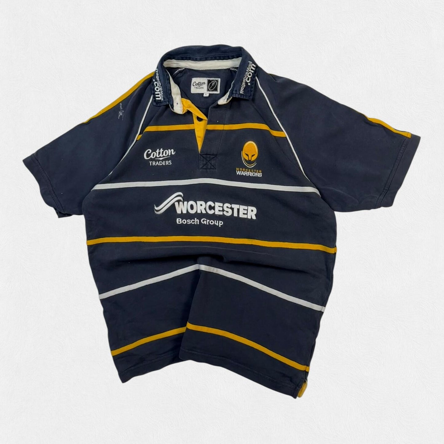 Worcester Warriors 2011/12 Cotton Traders rugby union shirt (L)