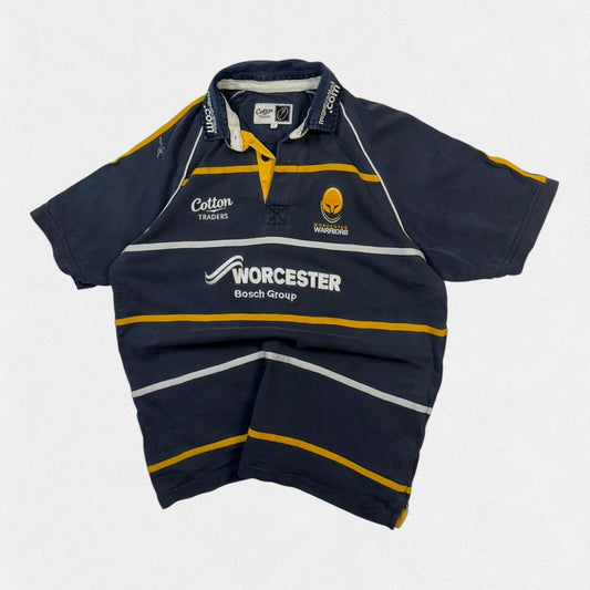 Worcester Warriors 2011/12 Cotton Traders rugby union shirt (L)